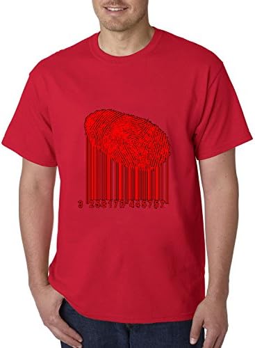 Li Quan Fa Art Barcode Style Compression Wicking Heavyweight Poly Beast Definition Performance Short Sleeve Mens T-shirt Size XL