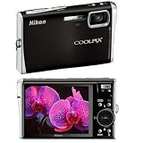 Nikon Coolpix S52c 9MP Digital Camera Zoom with 3x Optical Vibration Reduction Zoom with Wi-Fi (Vibrant Black)