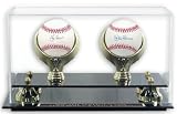 Two Ball Acrylic Baseball Display Case - B0006ZWHU0