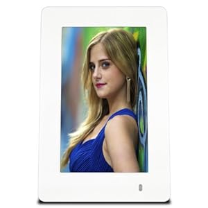ViewSonic VFD621W-70 6-Inch PortraitView Digital Photo Frame Features High Resolution 480 X 800 Screen and Built In Light Sensor (White)