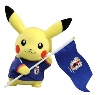ポケットモンスター サッカー日本代表Withポケモン ピカチュウぬいぐるみ フラッグ