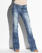 Wide Leg Logo Jean - PETITE
