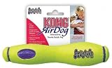 KONG Air Dog Fetch Stick with Rope Dog Toy, Large, Yellow