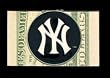 New York Yankees Enameled Pewter Money Clip/Card Holder - MLB Baseball Fan Shop Sports Team Merchandise