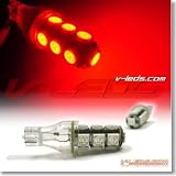 2 RED SMT 13 LED LIGHT BULBS 921 912 916 906 904 922 LG
