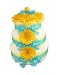 Rubber Ducky Baby Shower 3 Tier Diaper Cake/Centerpiece-100 Diapers
