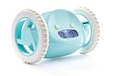 Clocky Alarm Clock on Wheels, Aqua