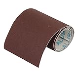 uxcell　 軸付き砥石 研磨シート　研磨布シート　研磨材シート　サンドペーパー　120G 100cm x 10cm