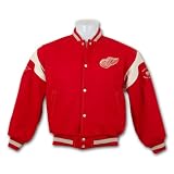 Detroit Red Wings Retro Varsity Melton Bomber Jacket