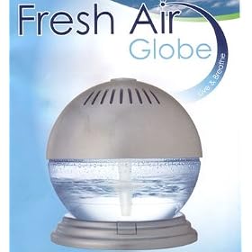 Fresh Air Globe Purifier Ioniser & Humidifier Colour Changing LED Ligh