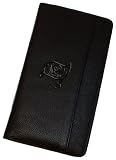 NFL Tampa Bay Bucs Debossed Black Leather Travel Doc Carrier