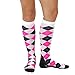 Zensah Argyle Compression Socks - Best Compression Socks for Running, Travel, Working Out - Improve Circulation - Help Treat Shin Splints - Running Compression Socks