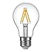 LightStory LED Edison Bulb A19, E26 Base 2700K Non-dimmable Vintage LED Filament Bulb (3W=40W)