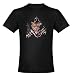 Artsmith, Inc. Men's Fitted T-Shirt (Dark) Tiger Rip Out