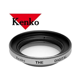 Kenko 28mm UV Filter with Built-in Hood for Digital Cameras & Camcorders