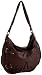 B. MAKOWSKY Claremont Hobo,Brandy,one size