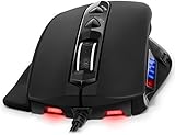 Sentey Revolution Pro 11750fps 8200 DPI Laser Gamer Mouse with Ceramic Feet (GS-3911)