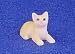 Dollhouse Miniature Orange Tabby Cat