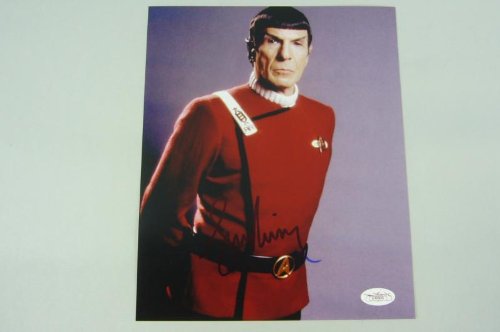 Leonard Nimoy Star Trek Signed Authentic 8x10 Photo Jsa