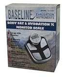 Baseline Scale - Weight, Body Fat and Hydration (steel and chrome)