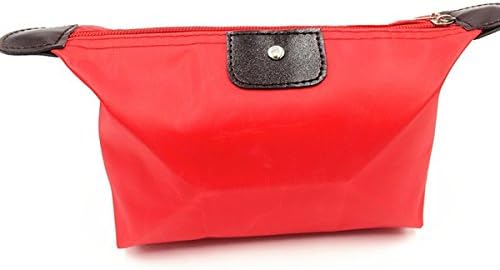 Hibelief Travel Beauty Makeup Cosmetic Bags Case Wash Tolietry Pouch Organizer Storage (red)