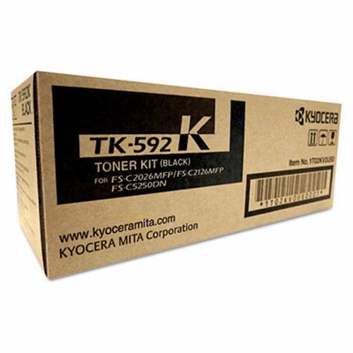 Kyocera TK592K TK592K Toner, 5,000 Page-Yield, Black