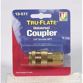 Plews/Edelmann Coupler 1/4" Female Card 13-511