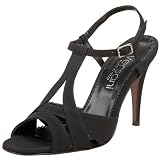 Versani Womens 2275 T-Strap Sandal,Black Crepe,8.5 M US - Womens Shoes Sandal