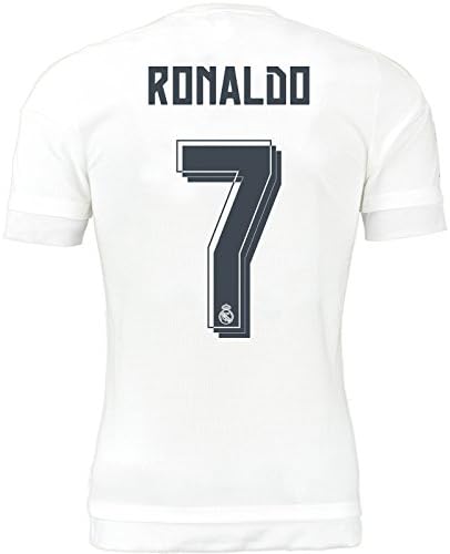 Real Madrid Home Ronaldo Kids #7 Soccer Kit Jersey and Shorts All Youth Sizes (Kids Small 5-8 years of age)