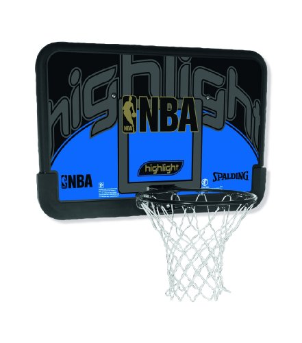Spalding Basketballkorb Spalding NBA Highlight Backboard, schwarz/blau, 3001673011144 Preisvergleich