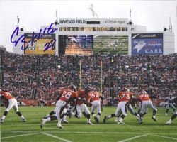 Correll Buckhalter Autographed/Hand Signed Denver Broncos 8x10 Photo