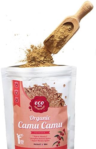 Camu Camu Powder - 100% USDA Certified Organic (7oz) - Potent Vitamin C Source. Camu Camu Berry Powder From Peru by Eco Heed