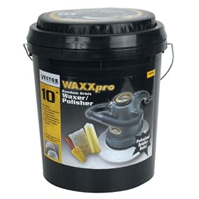 Click here to buy Vector VEC-260 10-Inch WAXXPro Waxer Polisher Kit with Bonnets by Vector.