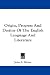 Origin, Progress And Destiny Of The English Language And Literature
