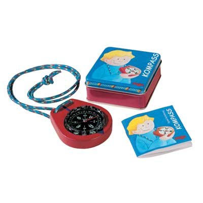 418B3SXAHCL Haba Wooden Compass in a Tin