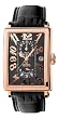 Gevril Men's 5121 Rose Gold Avenue of Americas Automatic GMT Watch