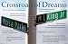 CROSSROAD OF DREAMS ROSA PARKS MLK 23"x35" POSTER 8290