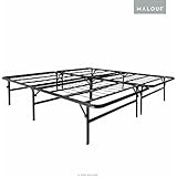 STRUCTURES HIGHRISE LTH 18 Inch Tall Folding Bed Base - High Profile Platform Bed Frame and Box Spring in One - Queen