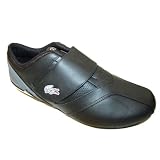 Lacoste Mens Shoes Futur 2 Black Grey Leather Sneakers 3224231