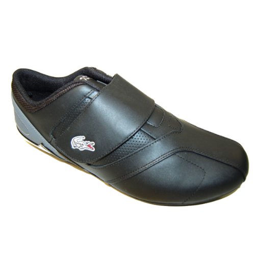 Lacoste Mens Shoes Futur 2 Black Grey Leather Sneakers 3224231