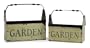 Tin Garden Baskets - Set of 2