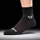 2 Pairs Black Medium Swiftwick Performance Two Golf Socks 2A010ZZ-M Bundle