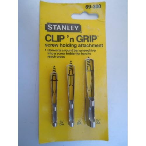 Stanley Clip 'n Grip Screw Holding Attachments (Set of 3