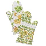 April Cornell Florence White Oven Mitt