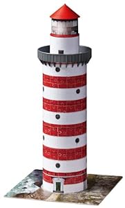 Ravensburger - 12555 - Puzzle 3D - Puzzleball  Building 216 Pièces - Phare