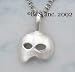 Phantom of the Opera Phantom Mask Sterling Silver Necklace