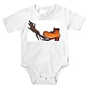 Onesie with teeth, shoe, cartoon, dog, mouth, bite