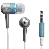 Premium Noise-Reducing Ear Buds by Radius from Japan - iPhone Compatible (Blue)