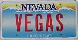 Las Vegas, Nevada License Plate