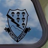 506 PIR 101 Airborne CURRAHEE Black Decal Window Sticker 